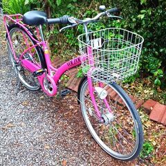 ★里親大募集⁉ピンクのボルゾイ‼★ 26インチ 自転車 『VOL...