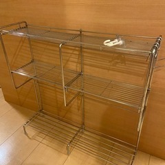 まとめて収納 コンロサイドラックの画像
