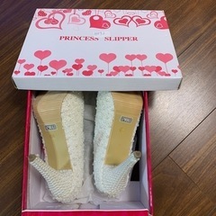 お値下げ　美品ウエディング  超！豪華パールシューズの画像