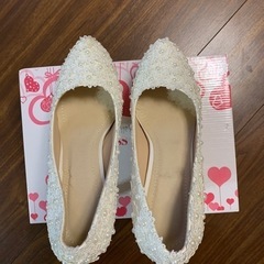 お値下げ　美品ウエディング  超！豪華パールシューズの画像