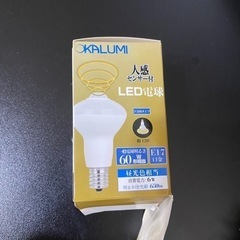 電球　昼白色　人感センサー付き