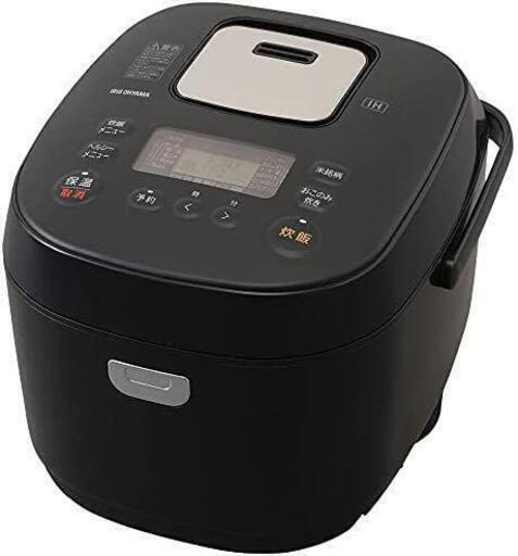 アイリスオーヤマ 炊飯器 10合 1升 IH式 40銘柄炊き分け機能 極厚火釜 玄米 ブラック RC-IK10-B