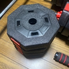 ダンベル バーベルにも切り替え可能の画像