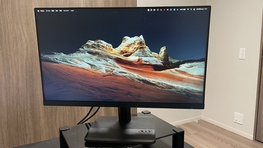 【スタンダードモニター】ET241Ybmi  acer 23.8型 フルHD 1920×1080 IPS 非光沢 ゼロフレーム HDMI VESA対応 スピーカー搭載