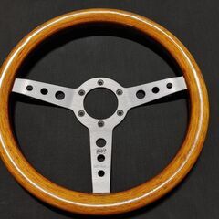 当時物 MOMO モモ INDY インディ ウッドステアリング ...