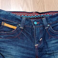 【お取り引き中】【値下げ】EDWIN　レディースハーフパンツ　サイズS（大きめ）の画像