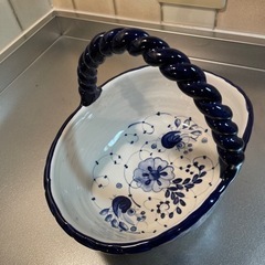 陶器　フルーツバスケットの画像
