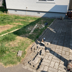 穴掘りから採石入れる所まで！参考までに！