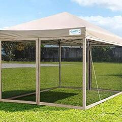 2.5m タープテントサイドシートセット蚊帳テント 3段階調節 UVカットの画像