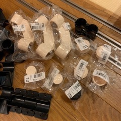 イレクターパイプと専用ジョイント多数