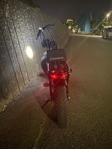 super 73 モーター　ハンドル　カスタム　スロットル付き　リミッターカット