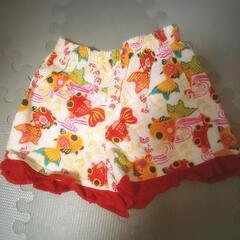 処分 金魚柄 子ども用甚平（サイズ100）の画像