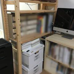 【無料】IKEAイーヴァル棚【月末処分予定】