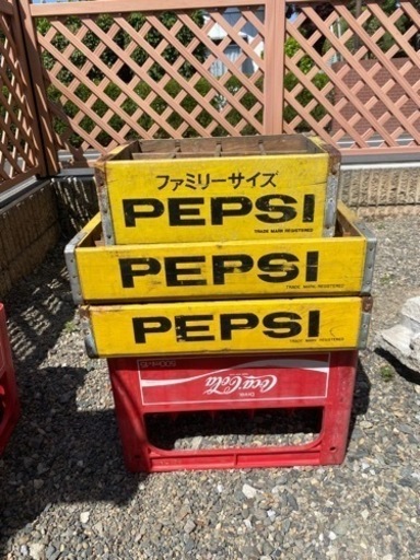 レトロな木箱