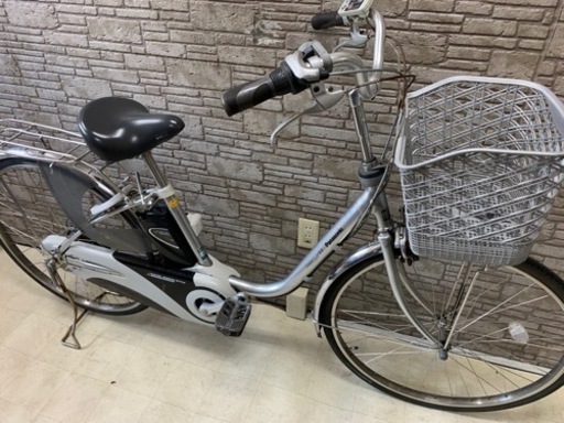 東京23区配達無料　新基準 Panasonic パナソニック ビビEX 5Ah リチウム 電動自転車☆中古☆パナ ⑥