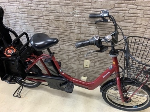 東京23区配達無料　新基準 Panasonic パナソニック ギュットアニーズ　8.9Ah リチウム 電動自転車中古③