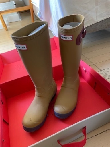 Hunter レインブーツ　24〜24.5センチ