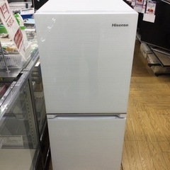 #E-120【ご来店頂ける方限定】Hisenseの2ドア冷凍冷蔵庫です