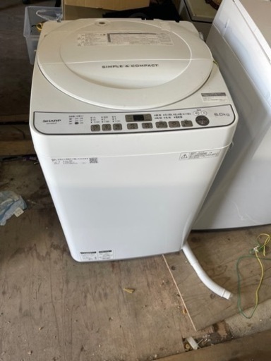 シャープ洗濯機６キロ！