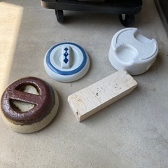 つけもの石と包丁研ぎ