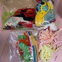 裁縫セット　生地　大量　端切れ　道具の画像