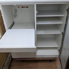 ニトリ キッチンカウンター Nポスティア 90 食器棚 キッチン収納 水屋