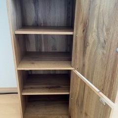 蓋付きカラーボックス2段の画像