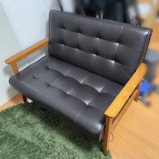 ソファー1.5人掛け　レザー