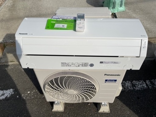 ②長期延長保証付き　Panasonic 　2.8kwエアコン　CS-J289C-W 2020年製