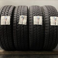 新品 2021年製 BS BLIZZAK VL1 195/80R15 107/105L LT 15インチ スタッドレス 4本 ハイエース キャラバン等　(VTY467)クレジットカード QRコード決済可能