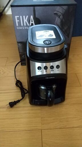 グラインド\u0026ドリップコーヒーメーカー フィーカ
