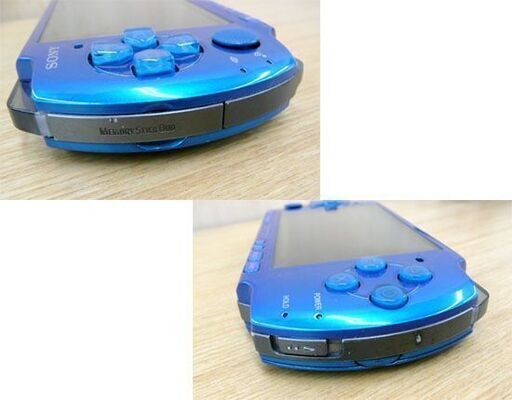 SONY PSP 3000 ブルー 充電器、メモリースティック付 ゲーム機本体 プレイステーション ポータブル 札幌市手稲区