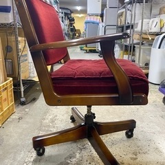 オールドカリモク アームチェア 回転椅子 イス の画像