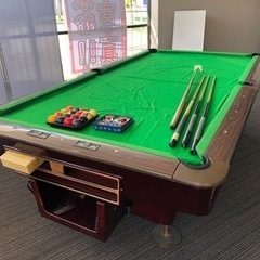 憧れの一品　ビリヤード台　と　ローテーションゲームができる付属品セット