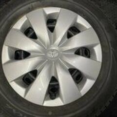 【BS BLIZZAK VRX2 165/70R14】スタッドレス【トヨタ 純正スチールホイール 14インチ 5J4HPCD100】バリ溝 スペイド ヴィッツ等　(TA554)クレジットカード QRコード決済可能