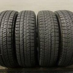 【BS BLIZZAK VRX2 165/70R14】スタッドレス【トヨタ 純正スチールホイール 14インチ 5J4HPCD100】バリ溝 スペイド ヴィッツ等　(TA554)クレジットカード QRコード決済可能