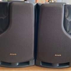 ★終了します★aiwa スピーカー（黒）MODEL No.SX-...