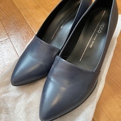 （新品同様）ECCO パンプス　35 ネイビー