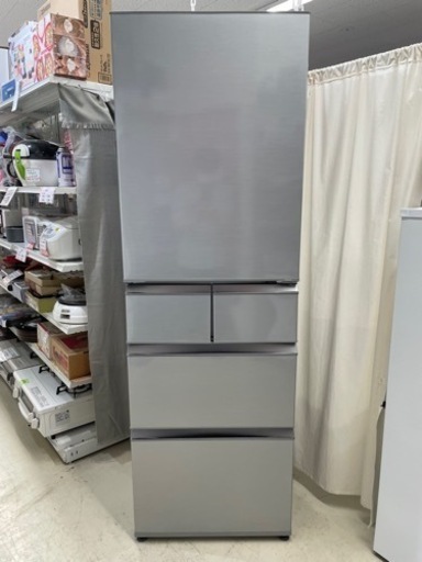 GM238【中古美品】AQUA　アクア　冷蔵庫　2017年製　AQR-SD42F(S)　リサイクルショップ　ケイラック朝霞田島店　ケイラック　埼玉県　朝霞市　田島　和光市　志木市　新座市　富士見市　ふじみ野市　三芳町　戸田市　蕨市　さいたま市(岩槻以外)　川越市　所沢市　上尾市　東京都　板橋区　練馬区　清瀬市