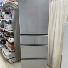 GM238【中古美品】AQUA　アクア　冷蔵庫　2017年製　AQR-SD42F(S)　リサイクルショップ　ケイラック朝霞田島店　ケイラック　埼玉県　朝霞市　田島　和光市　志木市　新座市　富士見市　ふじみ野市　三芳町　戸田市　蕨市　さいたま市(岩槻以外)　川越市　所沢市　上尾市　東京都　板橋区　練馬区　清瀬市