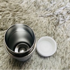 2403.【未使用】小型水筒☆ポケット水筒☆白色☆以下検索ワードFrancfranc IKEAイケアニトリスリーコインズの画像