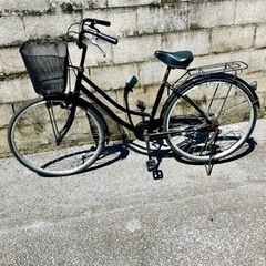 お取引決まりました！ママチャリ　黒の画像