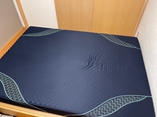 東京西川 エアー 西川 エアー ダブル AiR 01 ベッドマットレス ハード HARD 185N ネイビー 東京西川 西川エアー