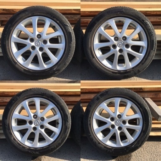 【売約済】マツダ純正アルミホイール＋タイヤセット