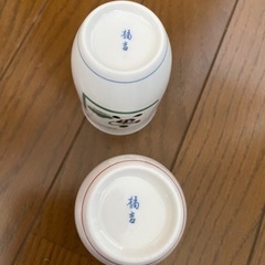たち吉　寅年縁起　夫婦湯呑セット　未使用　美品の画像