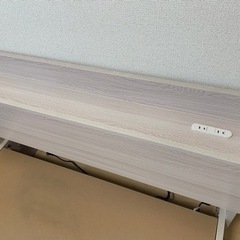 ニトリ　棚・コンセント付きベッド　シングル　使用年数1.5年　美品の画像