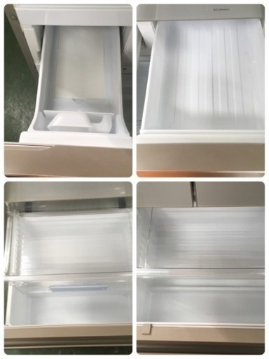 S167パナソニック Panasonic NR-E431GV-N [エコナビ搭載冷蔵庫 （426L・右開き） 5ドア シャンパンゴール
