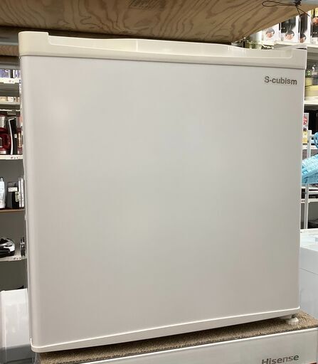 A-Stage/エーステージ S-cubism 1ドア冷蔵庫 46L R-46WH 2018年製 ホワイト【ユーズドユーズ名古屋天白店】 J1821