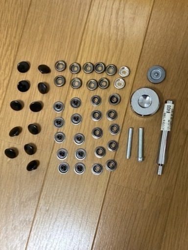 ホック金具打ち道具一式