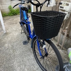 電動自転車　26インチ　シマノ製　6段階変速機　後輪ロックキー　軽量バッテリー　2021年8月に購入の画像